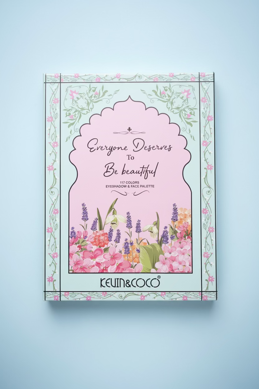 Everyone Deserves To Be Beautiful 117 colors eyeshadow and face palette